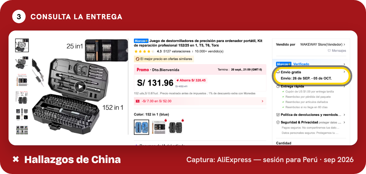Calcula el tiempo de espera hasta tu casa