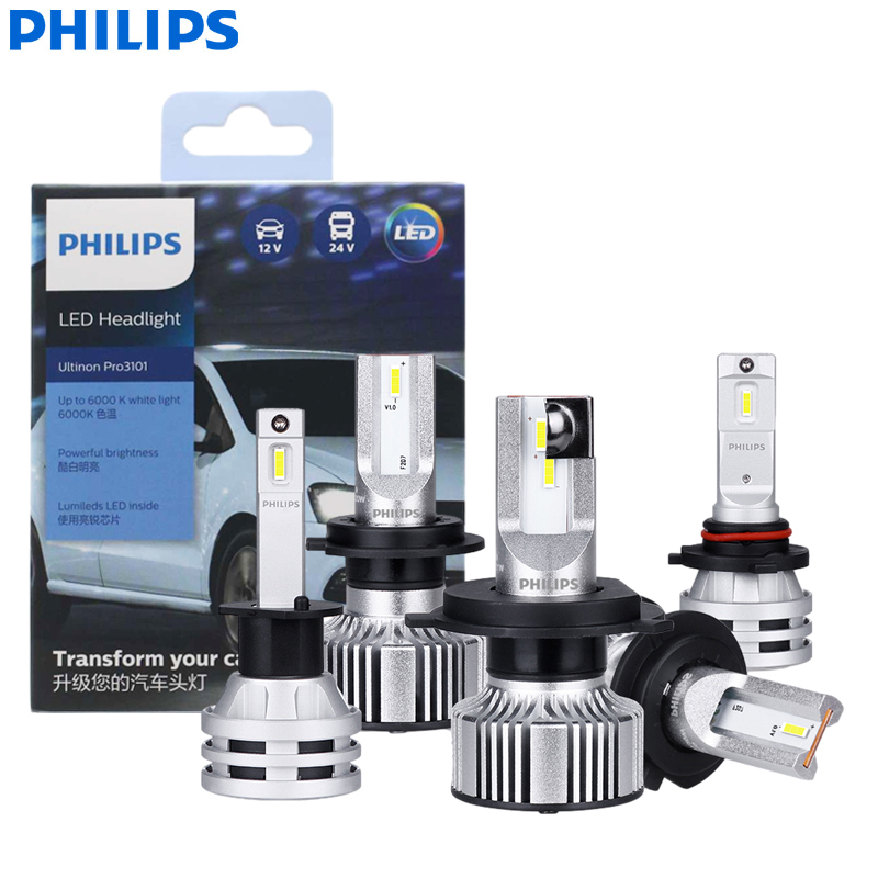 Ampolletas LED Philips Ultinon Pro3101 para focos de auto