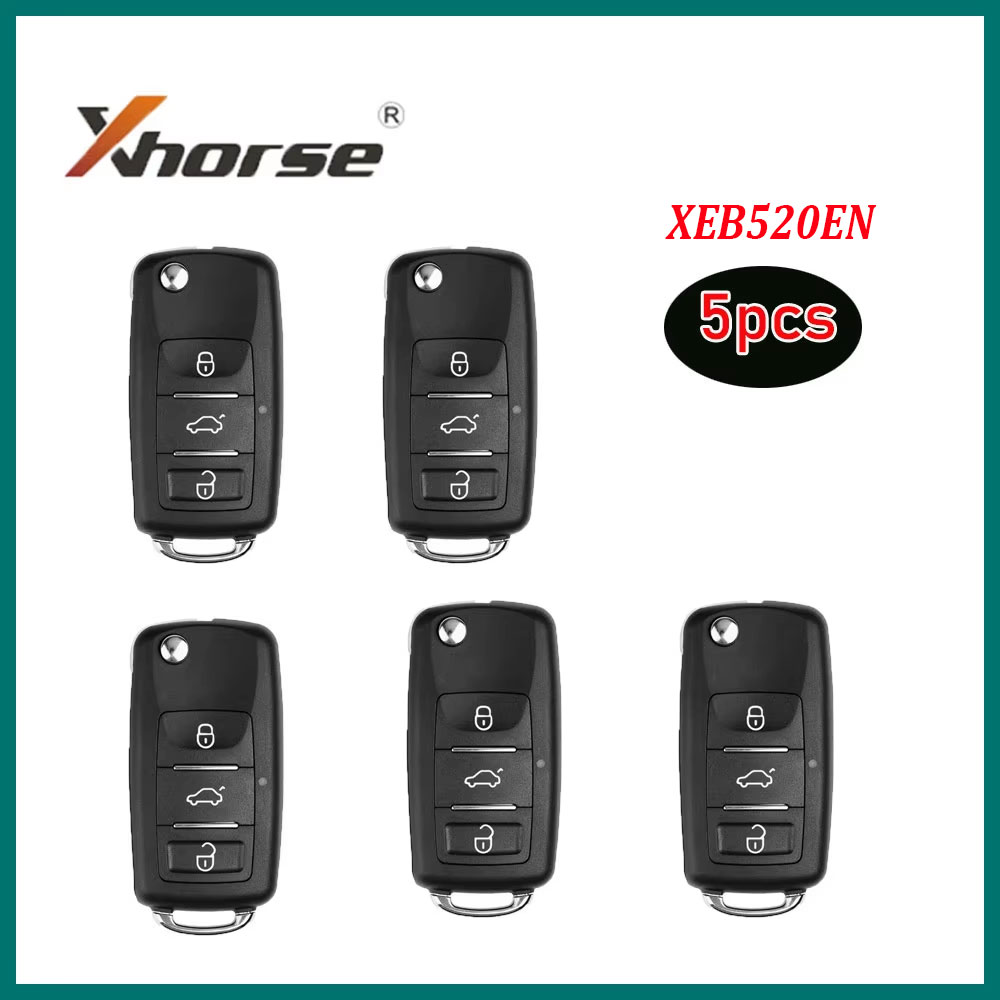Llaves remotas para auto kgreat con chip XT27B, pack de 5