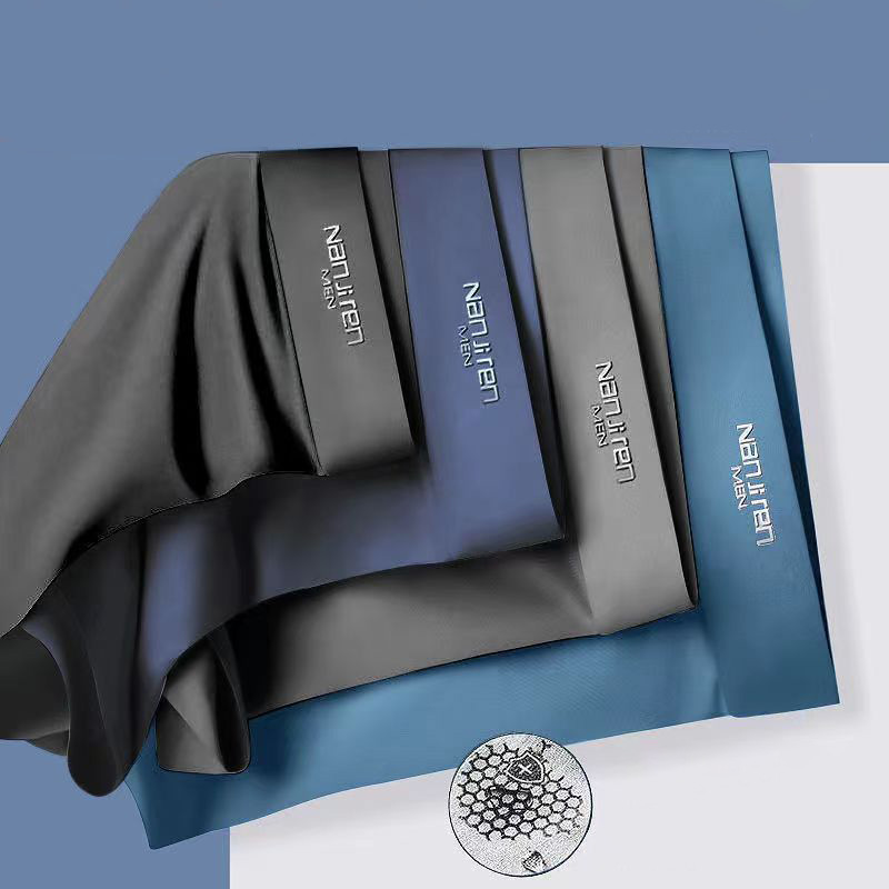 boxers para hombre de seda de hielo en paquete de 4 piezas
