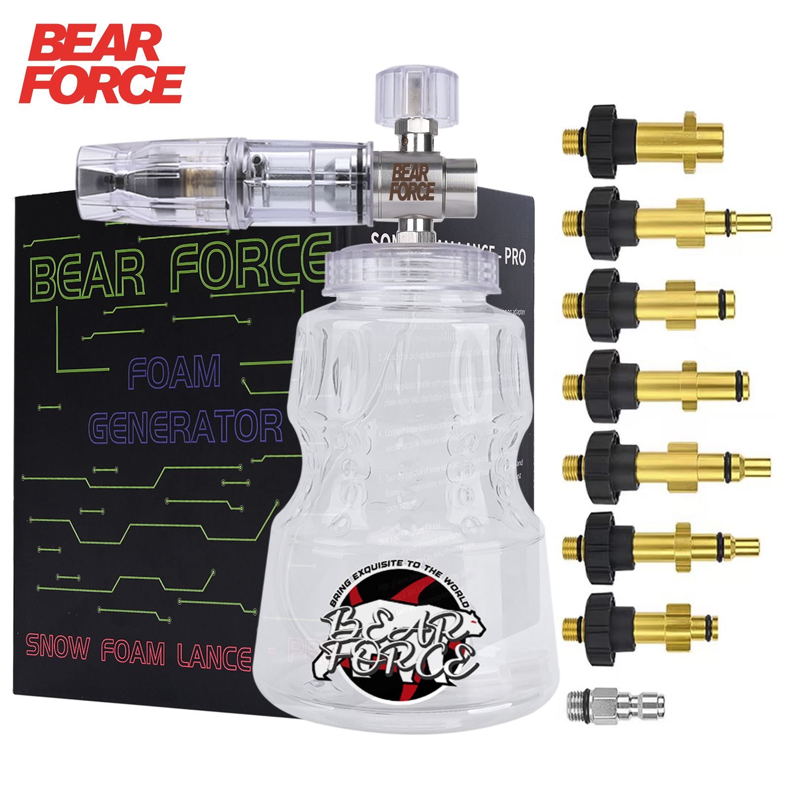 Cañón de espuma BEAR FORCE para hidrolavadora