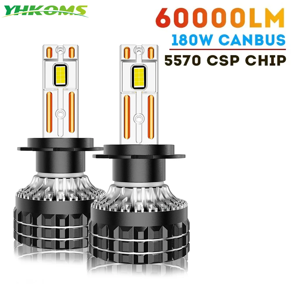 Focos LED YHKOMS para faros de carro 12V 180W 6000K