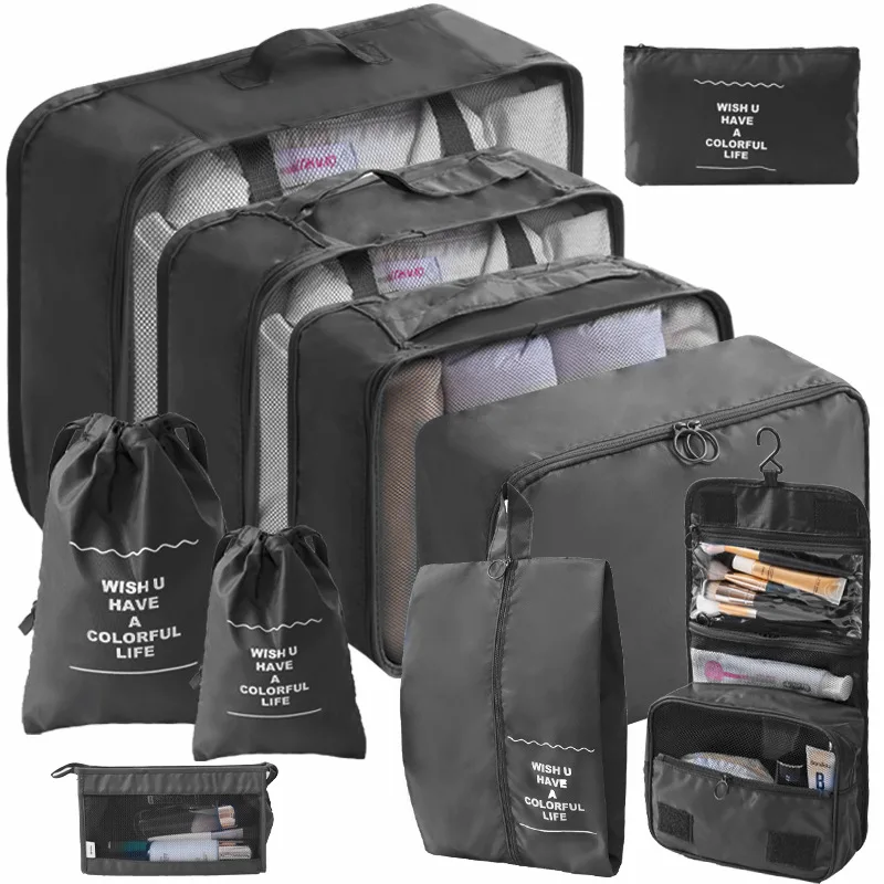 Set de bolsas organizadoras de viaje para maleta