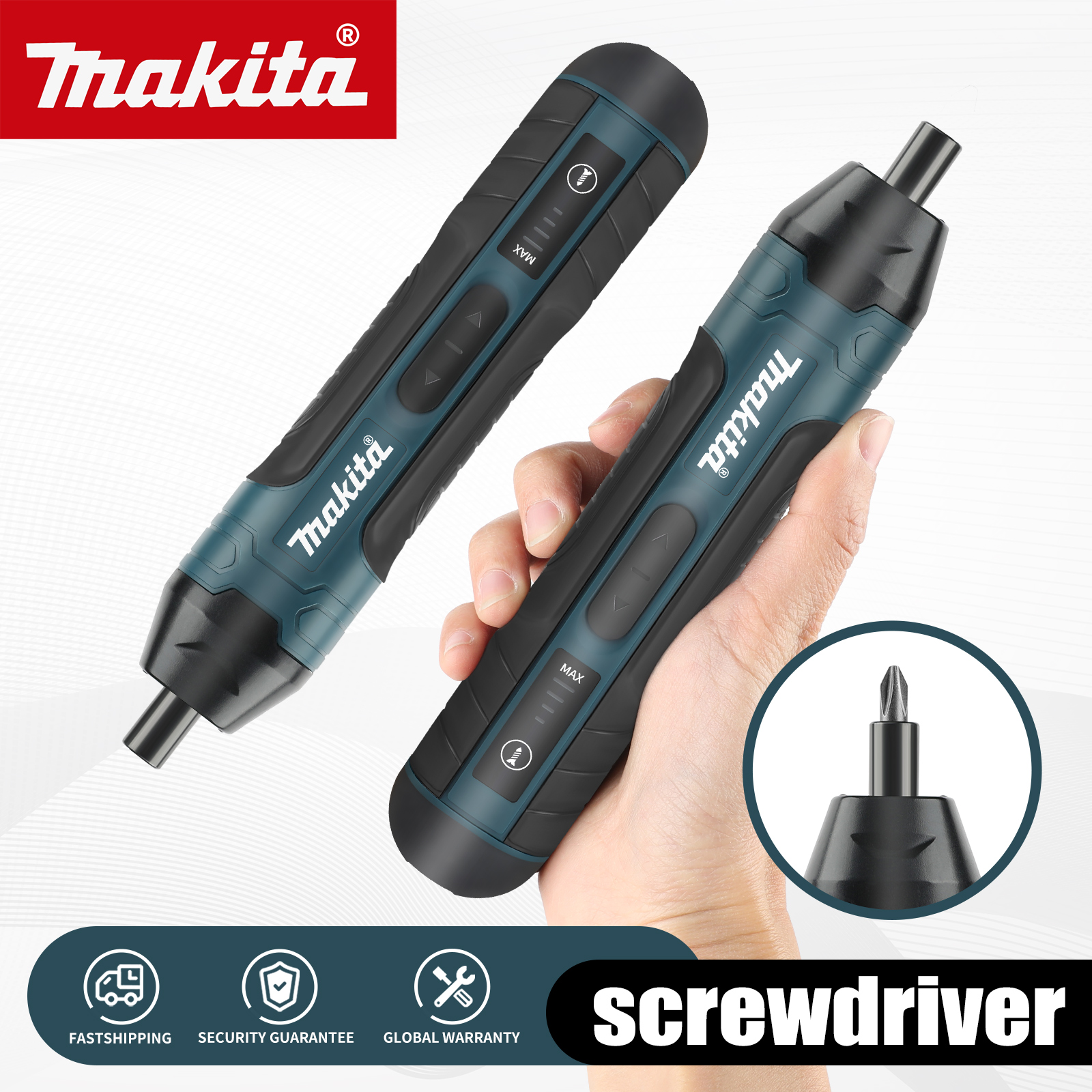 Desarmador eléctrico Makita recargable por USB