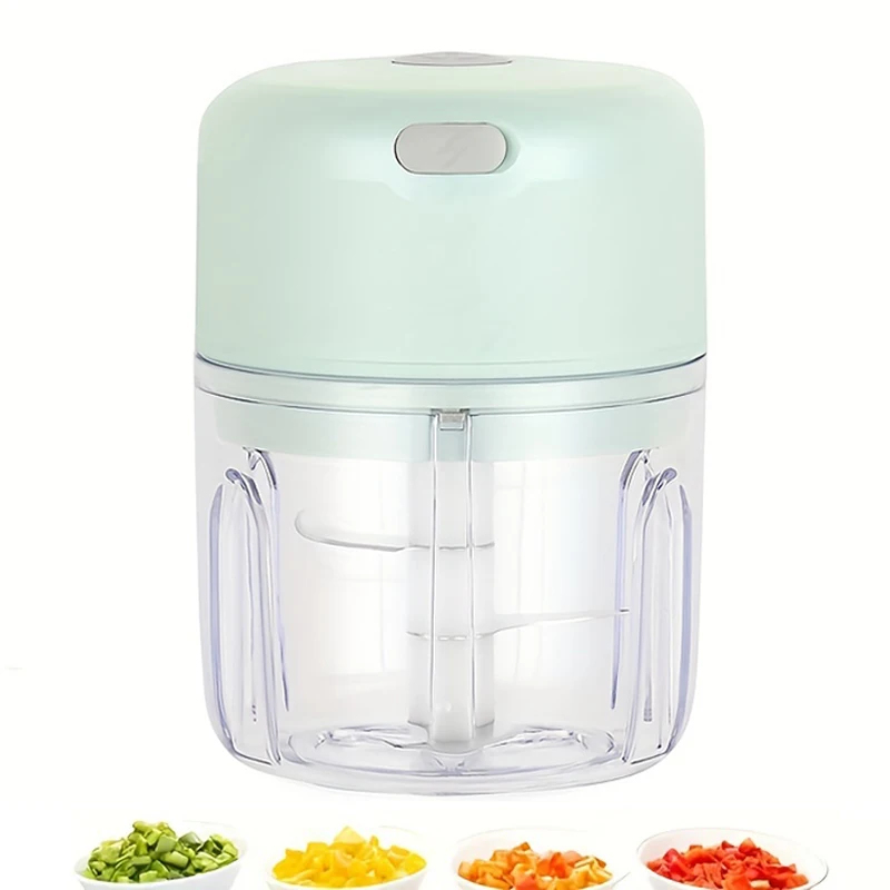 Mini picador eléctrico de alimentos recargable de 250 ml