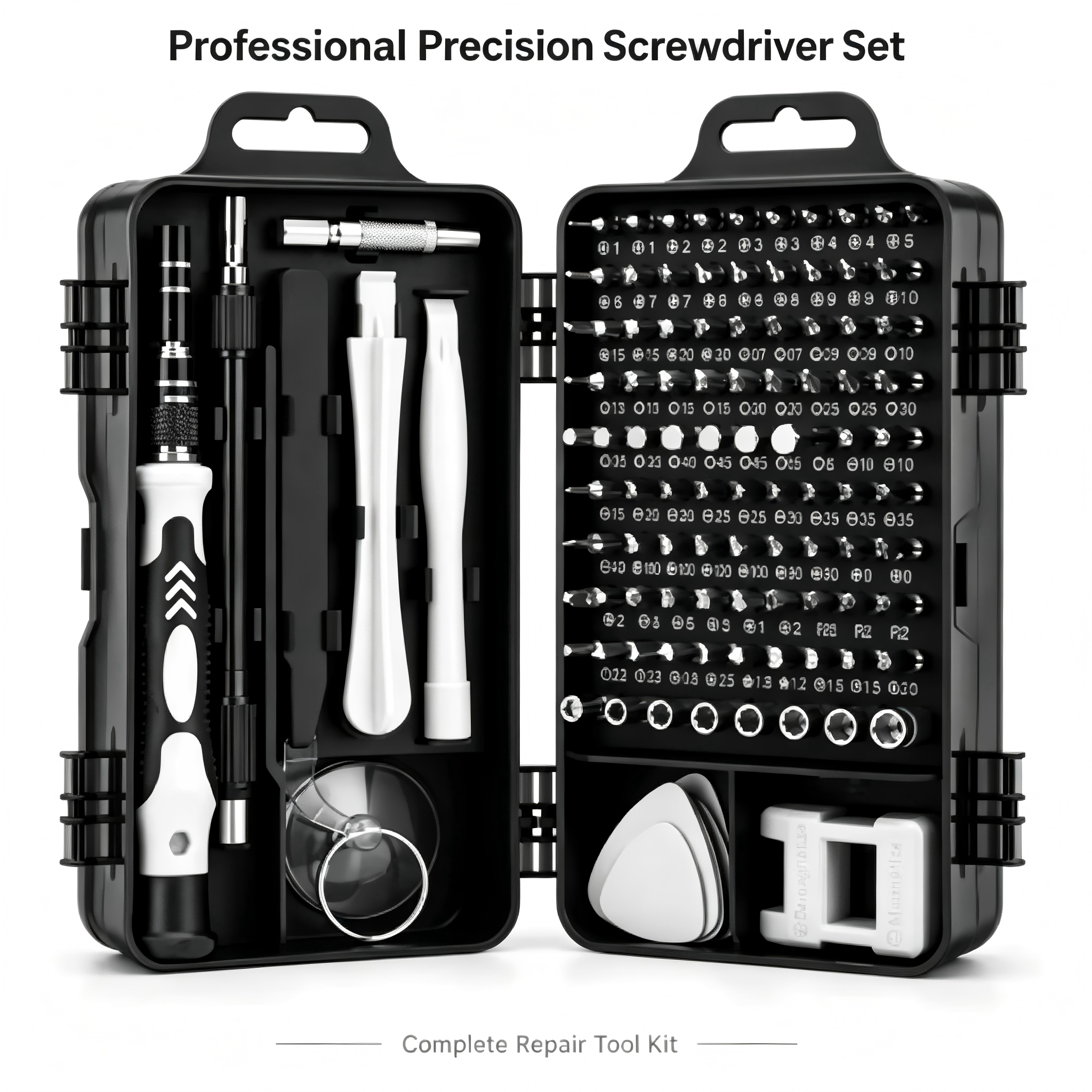 Kit de desarmadores de precisión magnéticos 115 en 1